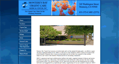 Desktop Screenshot of montereybayurgentcare.com